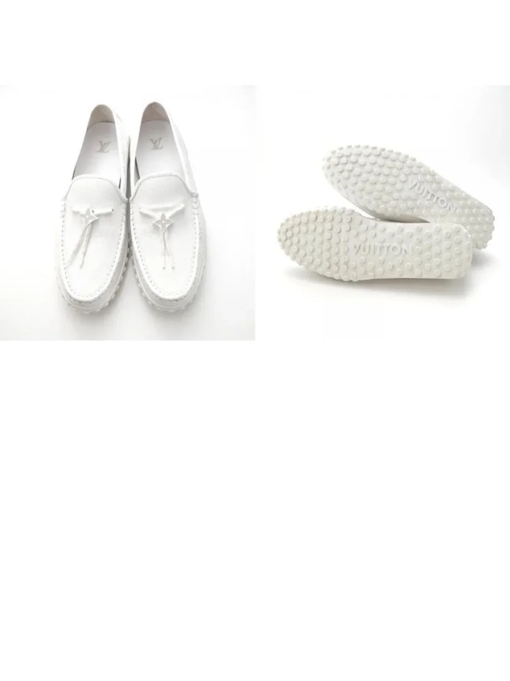 Louis Vuitton LV Line Loafers 8 Slip on Driving Shoes